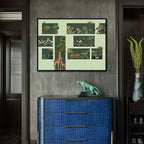 Jungle Safari Nature Artwork Canvas Print for Wall