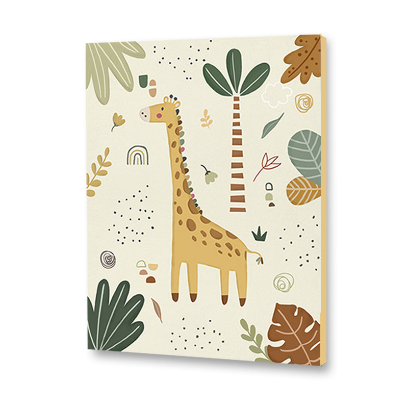 Joyful Jungle 2 Wall Art Canvas Print for Kids Room