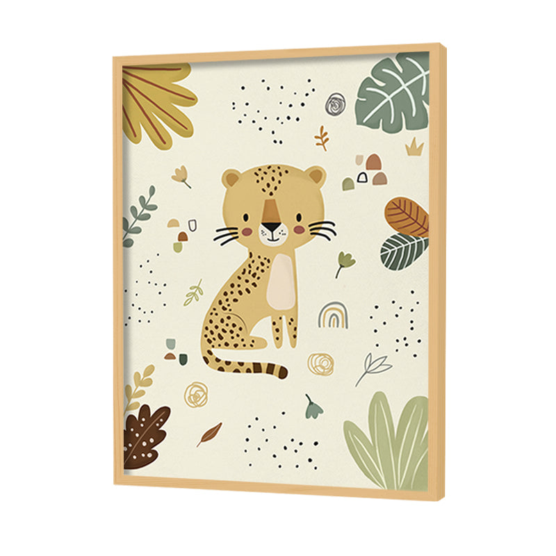 Joyful Jungle 3 Wall Art Canvas Print for Kids Room