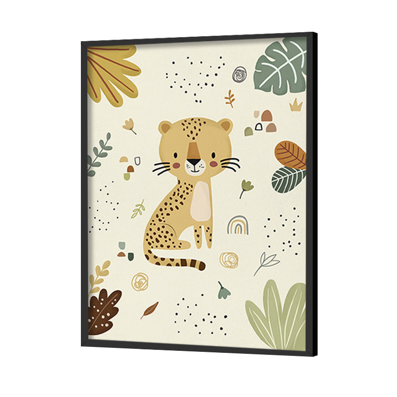 Joyful Jungle 3 Wall Art Canvas Print for Kids Room