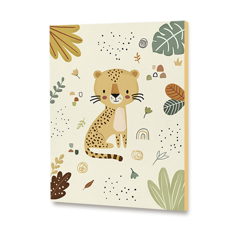 Joyful Jungle 3 Wall Art Canvas Print for Kids Room