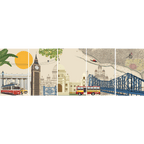 Aamar Kolkata Vintage Artwork Canvas Print for Wall