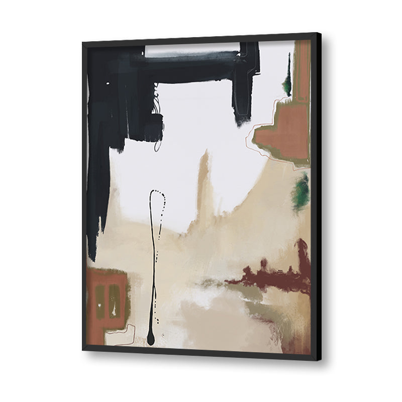 Gilded Marble Abstract Canvas Wall Art Print