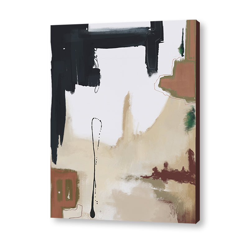 Gilded Marble Abstract Canvas Wall Art Print