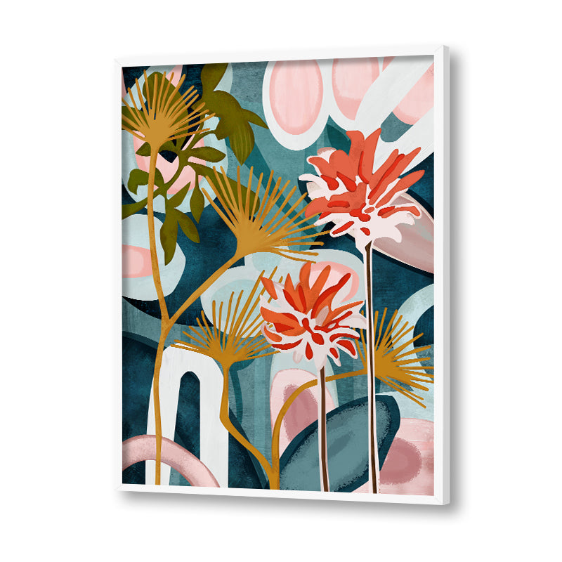 Floral Bouquet Nature Art Canvas Wall Print