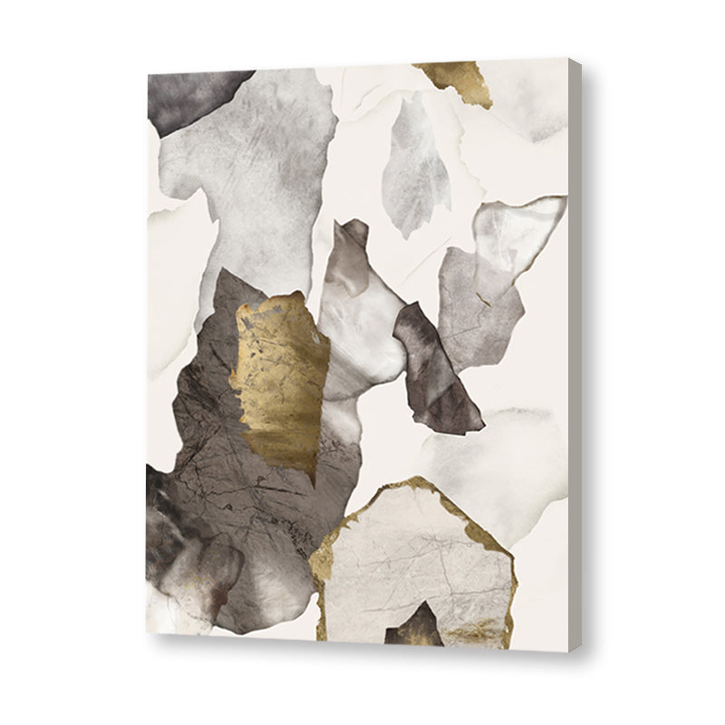 Gilded Marble Abstract Canvas Wall Art Print