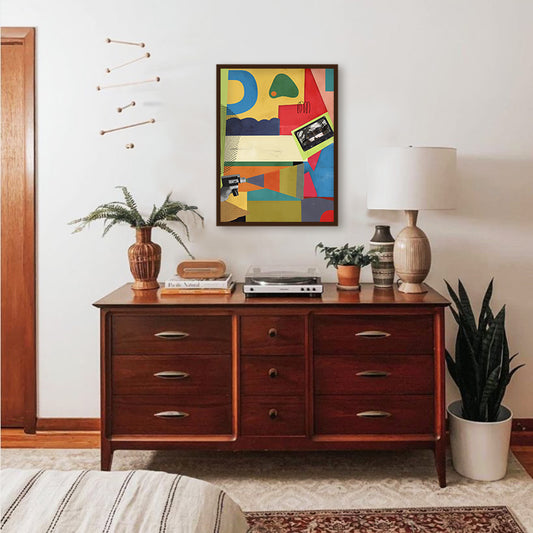 Kaleidoscopic 1 Wall Art | Pop Wall Artwork | Abstract Canvas Painting for Wall | Wall Decor | Wall Painting