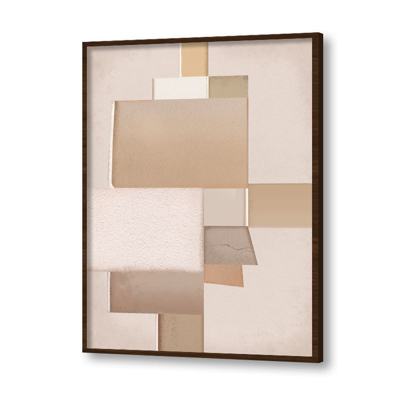 Pastel Hues Abstract Art Canvas Wall Print