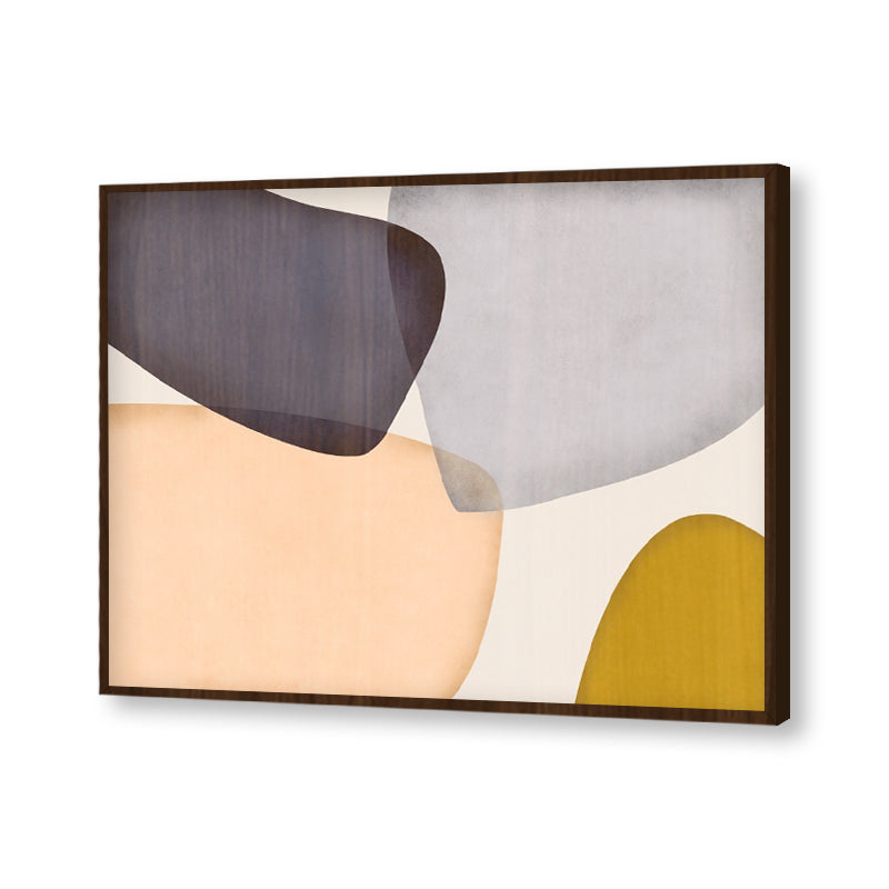 Pebbles Abstract Canvas Wall Art Print