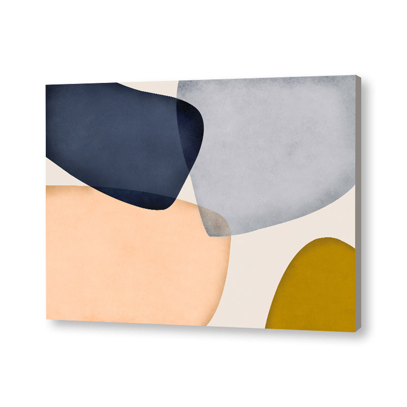 Pebbles Abstract Canvas Wall Art Print