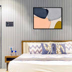 Pebbles Abstract Canvas Wall Art Print