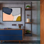 Pebbles Abstract Canvas Wall Art Print