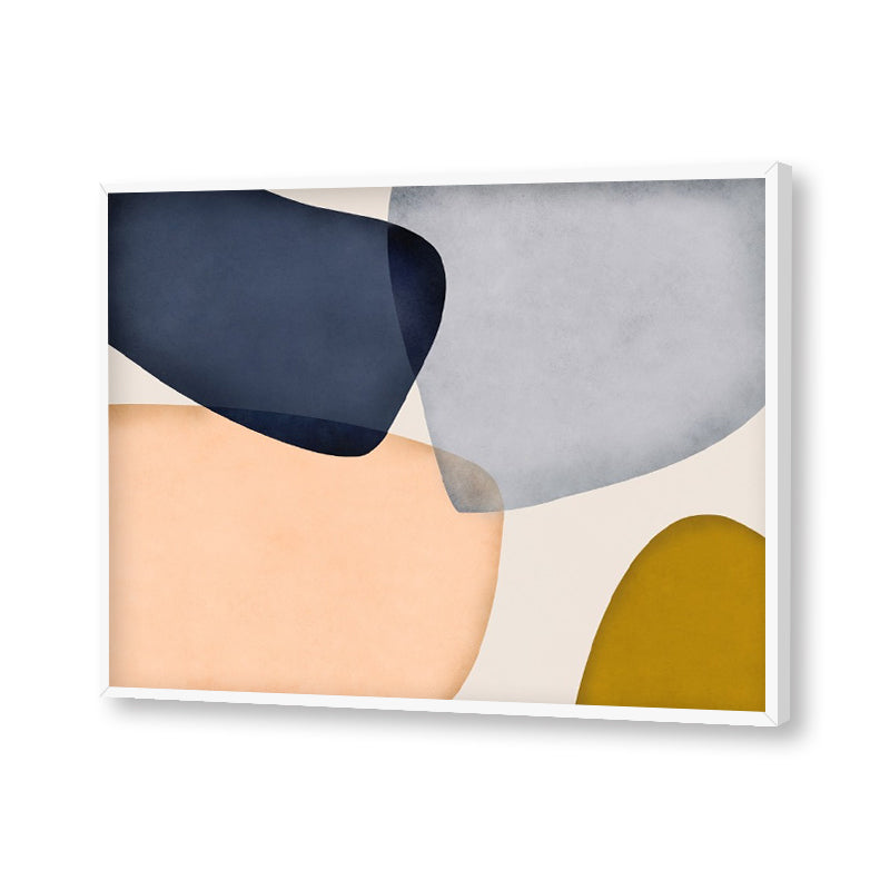 Pebbles Abstract Canvas Wall Art Print