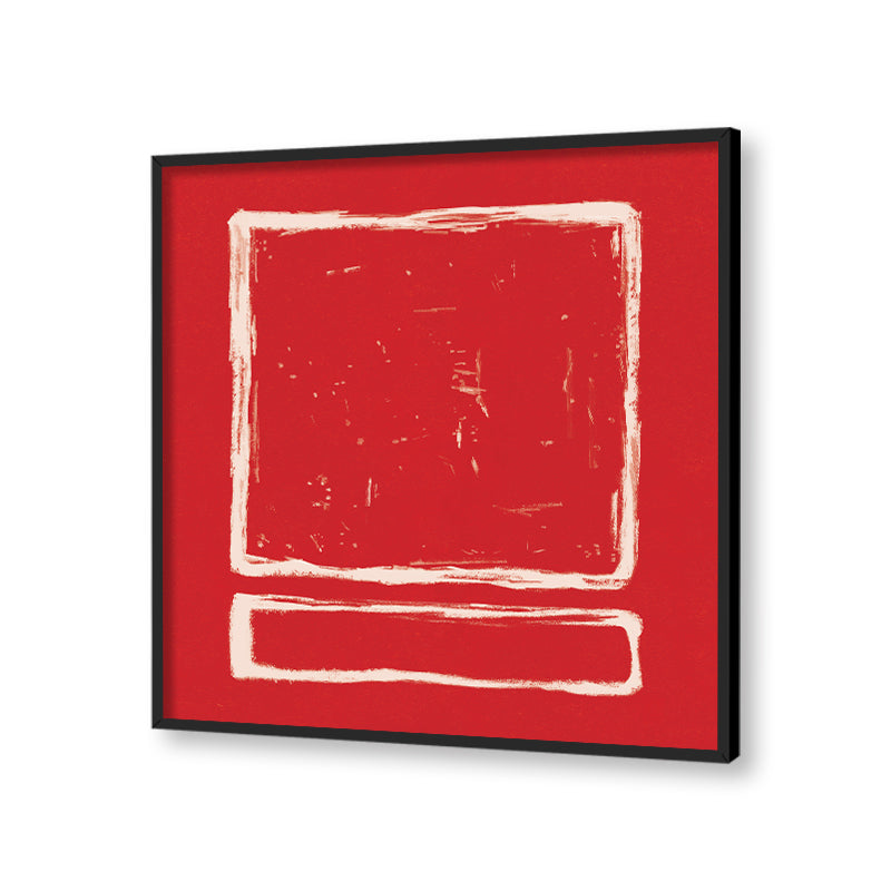 Rouge Abstract Canvas Wall Art Print