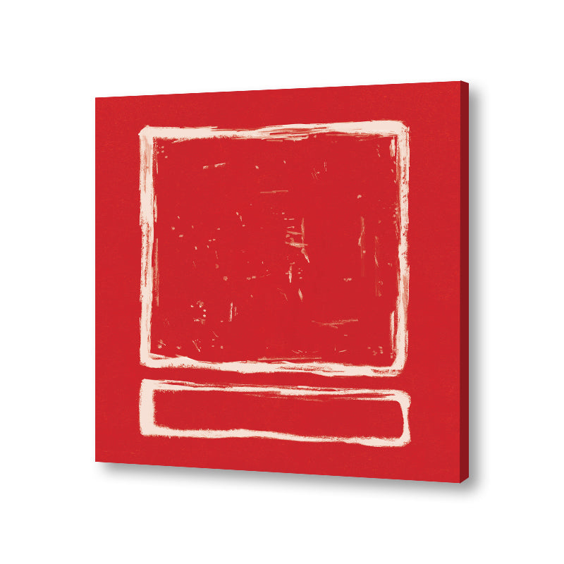 Rouge Abstract Canvas Wall Art Print
