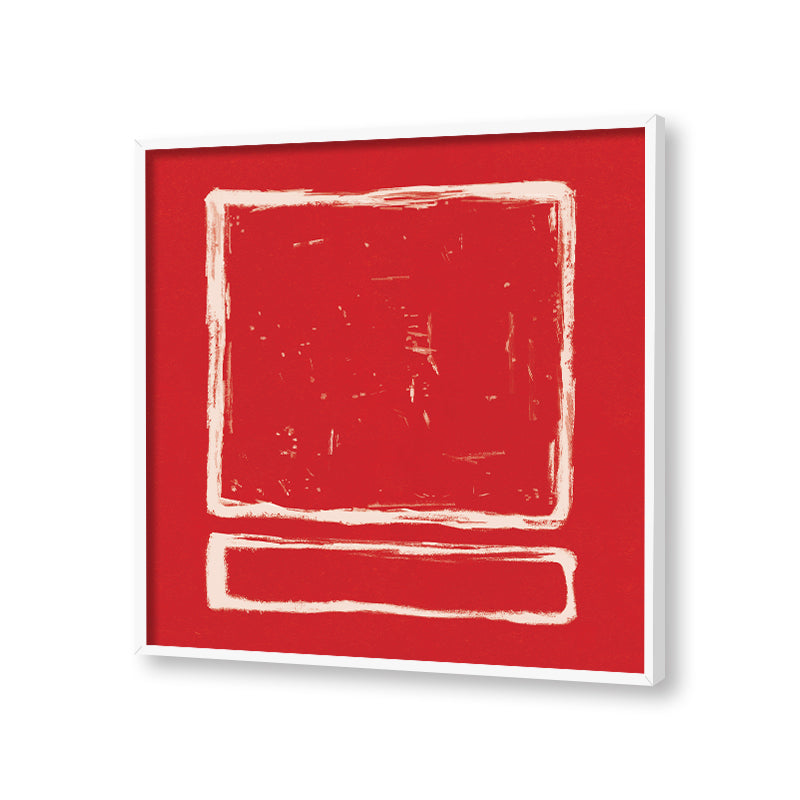 Rouge Abstract Canvas Wall Art Print