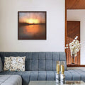 Sunrise Abstract Canvas Wall Art Print