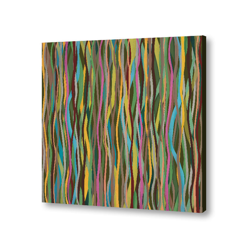 Vines Abstract Canvas Wall Art Print