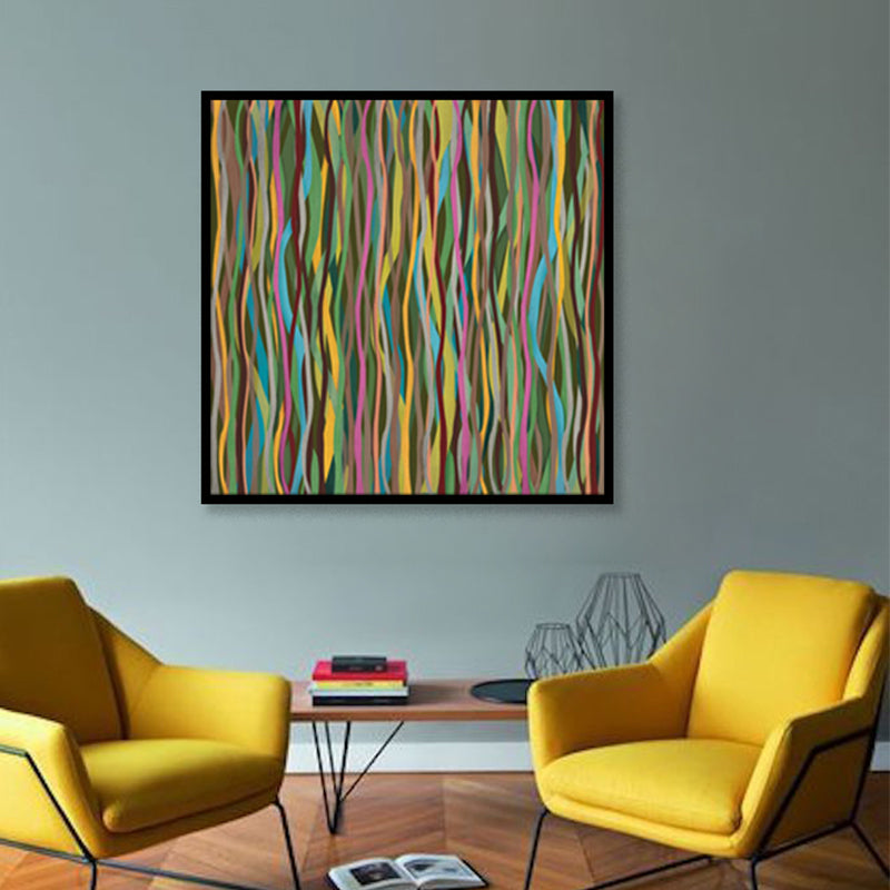 Vines Abstract Canvas Wall Art Print