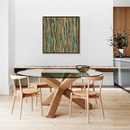 Vines Abstract Canvas Wall Art Print