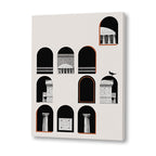 Architecture No. 1 – Black and White Canvas Wall Art Print