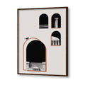 Architecture No. 4 – Black and White Artwork Canvas Print