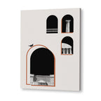 Architecture No. 4 – Black and White Artwork Canvas Print