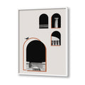 Architecture No. 4 – Black and White Artwork Canvas Print