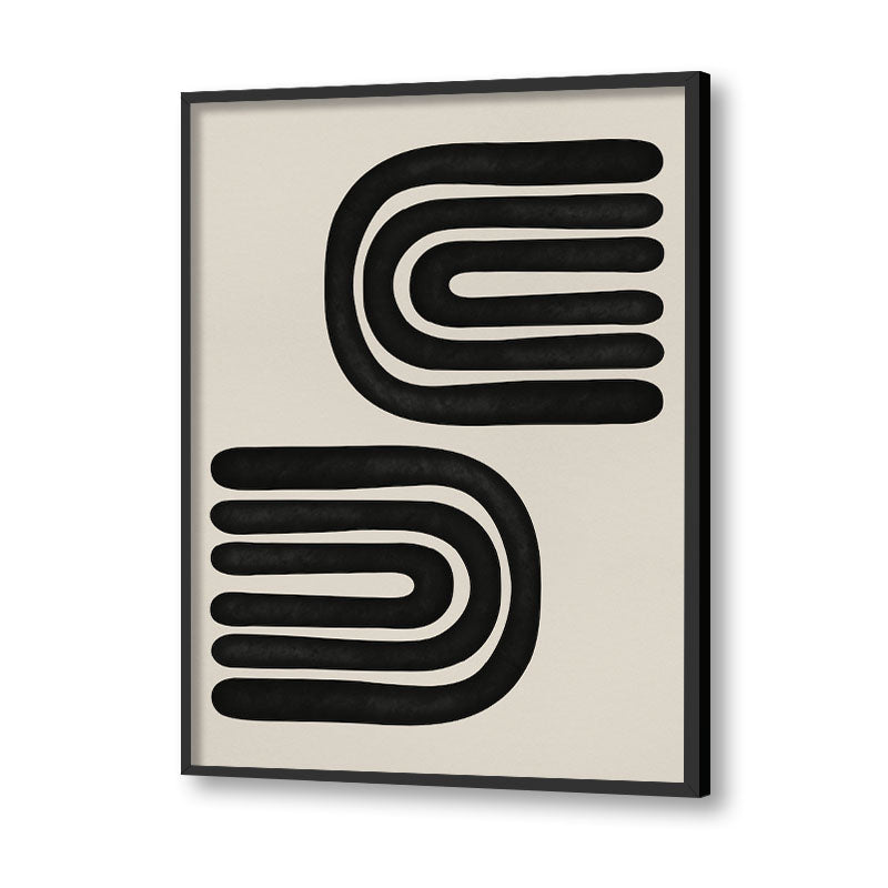 Harmony 1 Black and White Wall Artwork