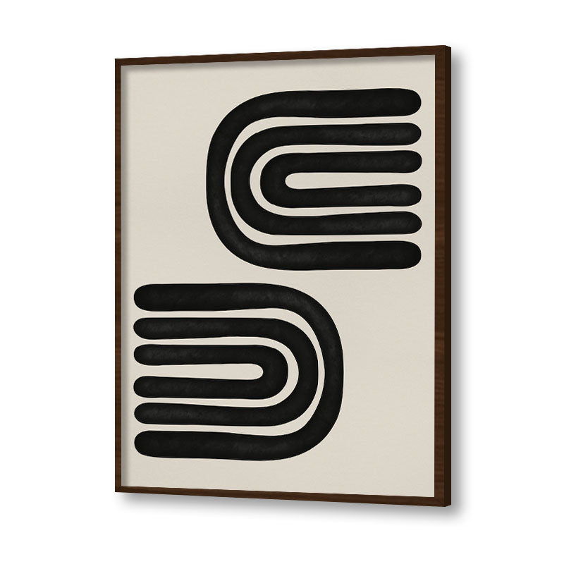 Harmony 1 Black and White Wall Artwork