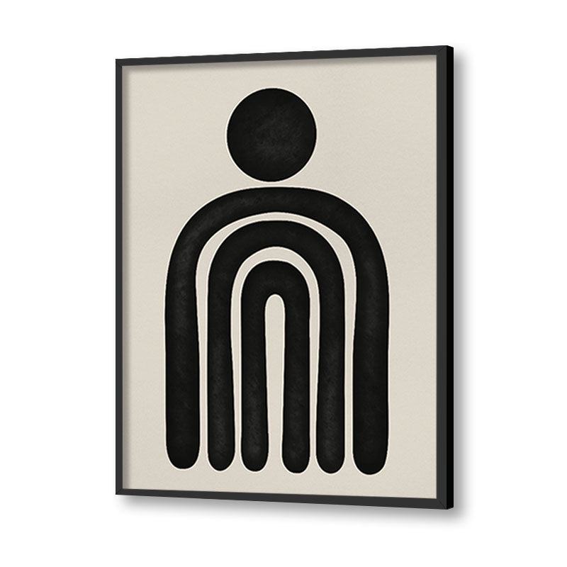 Harmony 2 Black and White Wall Artwork