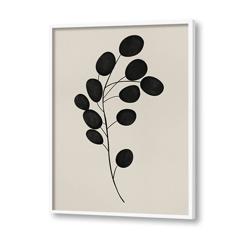 Harmony 3 Black and White Artwork Canvas Print