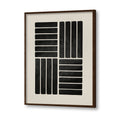 Harmony No. 4 – Black and White Artwork Canvas Print