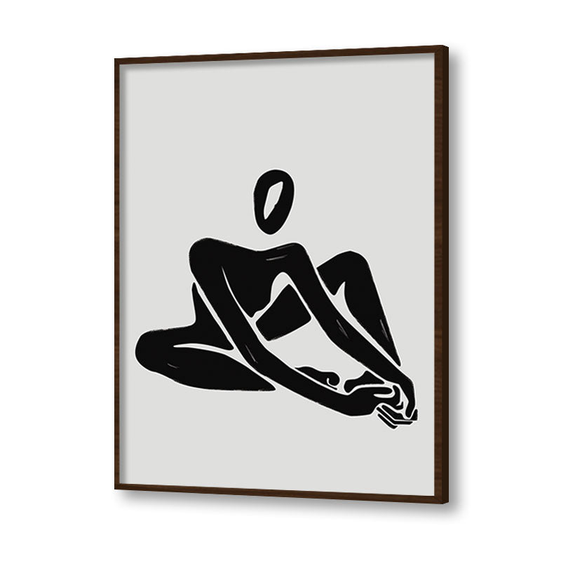 Female Form 2 Black and White Wall Artwork