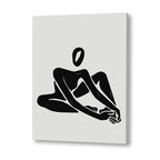 Female Form No. 2 – Black and White Wall Artwork