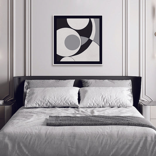 Space & Time 1 Black and White Wall Artwork | Canvas Painting for Wall | Wall Decor | Wall Painting for Living Room | Bedroom