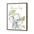 Baby Elephant Wall Art Canvas Print for Kids Room