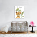 Baby Lion Wall Art Canvas Print for Kids Room