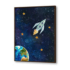 Galaxy No. 1 – Wall Art Canvas Print for Kids Room