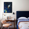Galaxy 1 Wall Art Canvas Print for Kids Room
