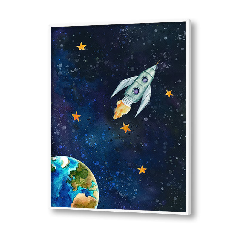 Galaxy 1 Wall Art Canvas Print for Kids Room