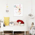 Love Yourself Wall Art Canvas Print for Kids Room