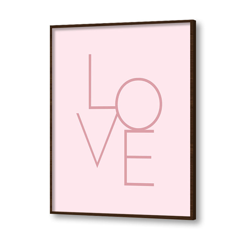 Love Wall Art Canvas Print for Kids Room
