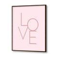 Love Wall Art Canvas Print for Kids Room