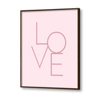 Love Wall Art Canvas Print for Kids Room