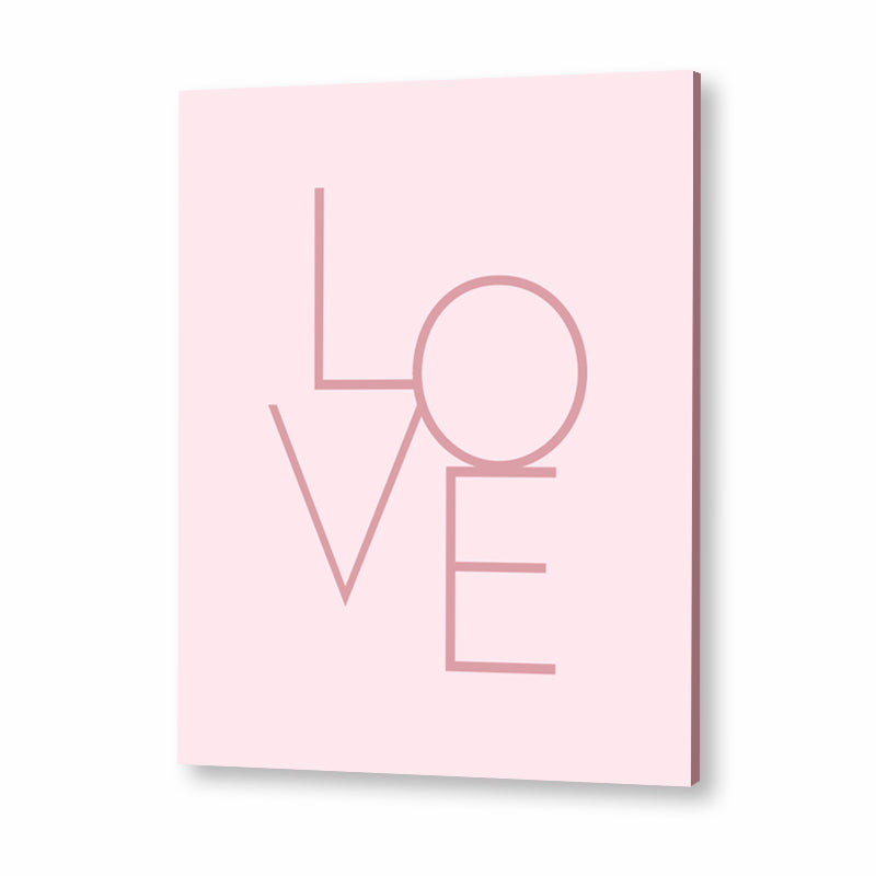 Love Wall Art Canvas Print for Kids Room