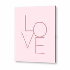 Love Wall Art Canvas Print for Kids Room
