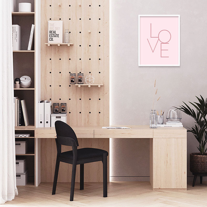 Love Wall Art Canvas Print for Kids Room