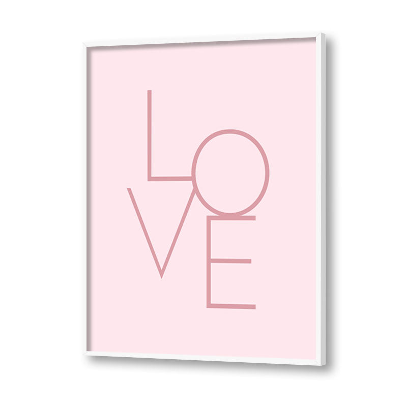 Love Wall Art Canvas Print for Kids Room