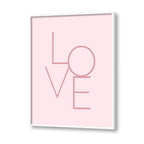 Love Wall Art Canvas Print for Kids Room